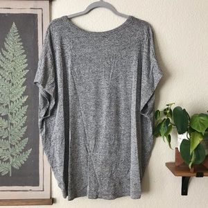 Tie front button-up tee